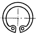 Circlips intérieur