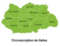 Carte de la circonscription.