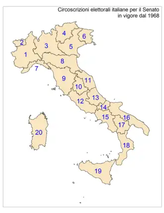 Carte des circonscriptions.