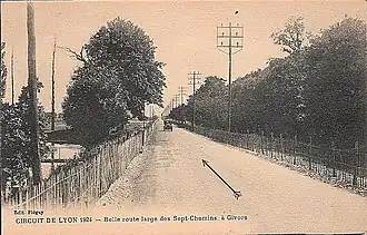 Circuit de Lyon 1924 - Les sept chemins