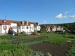 La cité Darras et les jardins.