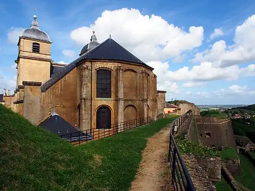 Église Saint-Martin dans la citadelle de Montmédy.