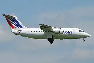 BAe 146-200 EI-DJJ de CityJet pour Air France en 2007.