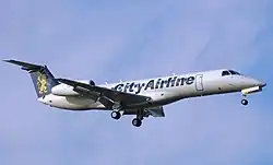 Embraer ERJ 135 de City Airline&nbsp;(en).