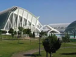 Cité des arts et des sciences : le Musée des sciences Príncipe Felipe.