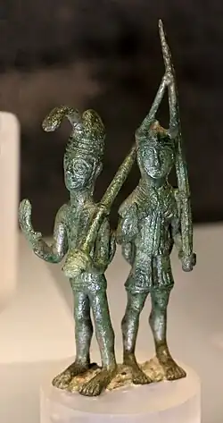 Coppia di soldati da Abini-Teti (NU)