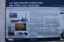 Panneau d'informations.