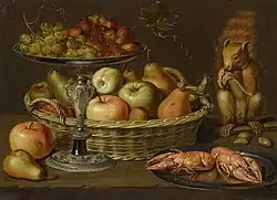 Nature morte avec tazza (en) en vermeil, 1613.