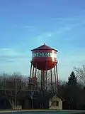 L'un des châteaux d'eau de Clarinda.