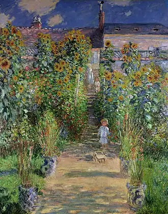 Claude Monet, Le Jardin de Monet à Vétheuil, 1880