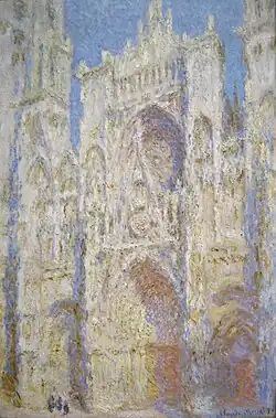 Claude Monet, Cathédrale de Rouen, le portail, soleil, 1894