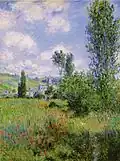 Claude Monet, Vue de Vétheuil, 1880.Metropolitan Museum of Art, New York