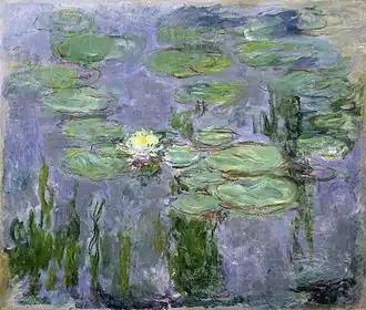 Nymphéas par Claude Monet, 1915.