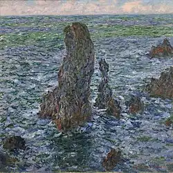 Claude Monet : Les Aiguilles de Port-Coton (1886), Cologne, collection du Dr. Rau.