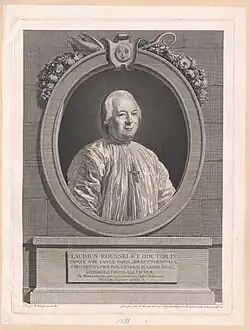 Claude Rousselet (1730-1808), dernier abbé de Sainte-Geneviève (1784-1790).