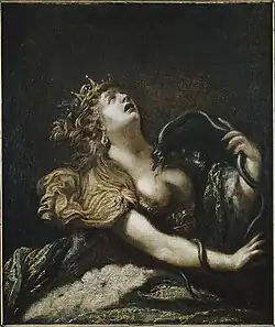 Cléopâtre se donnant la mort (vers 1640-1650), Rennes, musée des beaux-arts.