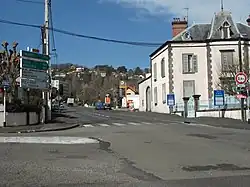 Route départementale 941 en direction de Limoges