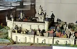 Maquette du Château de Clermont fin du XIVe&nbsp;siècle