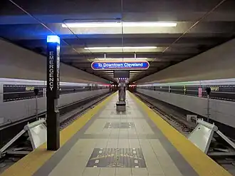 Image illustrative de l’article Airport (métro de Cleveland)