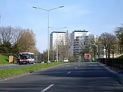 Photo du boulevard Gagarine à Clichy-sous-Bois.