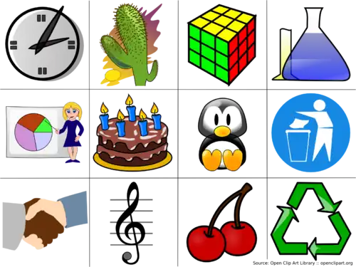 Exemples de dessins provenant de la base OCAL