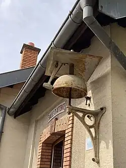 Cloche Leopolder à la Cité du train.