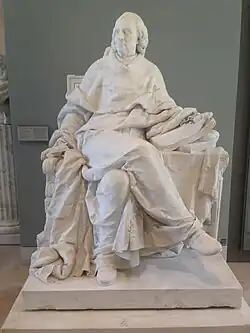 Montesquieu, 1783, marbre, Paris, musée du Louvre.
