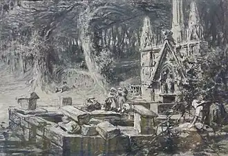 Le lavoir du Drennec (1868), musée des beaux-arts de Quimper.