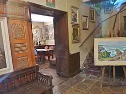 Manoir du Squividan : hall d'entrée.