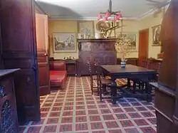 Manoir du Squividan : le salon.