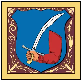 Blason des Zutori de 1548.