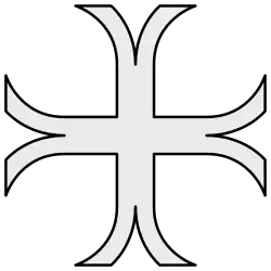 Croix fourchue.