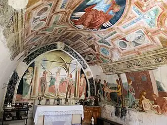 Chapelle Saint-Sébastien : intérieur.