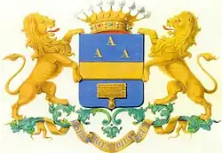 Description de l'image Coat of ARMS of the family LE GRELLE.jpg.