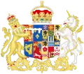Blason de Augusta de Saxe-Gotha-Altenbourg