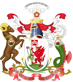 Blason de Cité et comté de Cardiff / Caerdydd