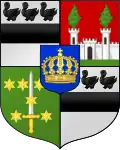 Armoiries d'Auguste duc de Santa Cruz