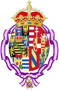 Blason de Louise-Antoinette de Habsbourg-Toscane