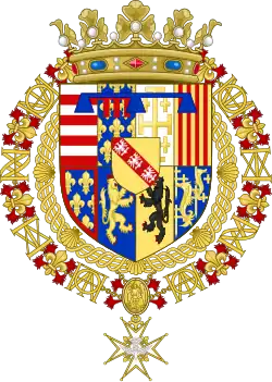 Blason de Philippe-Emmanuel de Lorraine, duc de Mercœur
