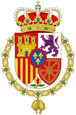 Armes de la maison royale des Bourbon d'Espagne