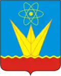 Blason de Zelenogorsk depuis la rivière Kan