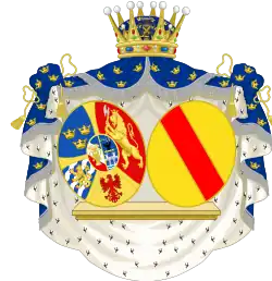 Armoiries de la princesse héritière Victoria de 1881 à 1905.