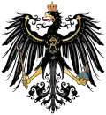 Armoiries du Royaume de Prusse sous l'Empire allemand (1871-1914) à l'époque de Guillaume II