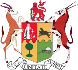 Description de l'image Coat of arms of South Africa (1910–1930).png.