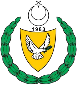 Armoiries de la république turque de Chypre du Nord (1983-2007)