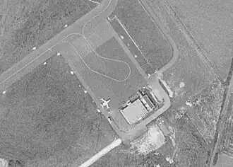 Aérogare de Cognac en 1980.