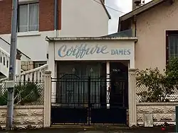 Enseigne d'un coiffeur
