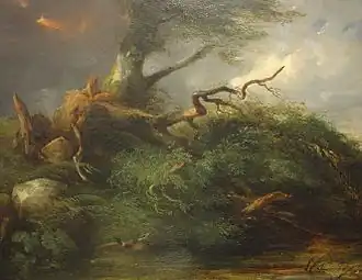 Le Chêne et le Roseau (1831), Château-Thierry, musée Jean de La Fontaine.