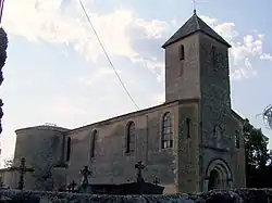 L'église de Coimères (août&nbsp;2010)