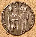 Dinar de Stefan Uroš I (r. 1243–1276)